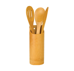 SET DE UTENSILIOS DE BAMBOO PARA COCINA G106